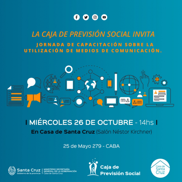 La Caja de Previsión Social invita a jornada de capacitación sobre utilización de medios de comunicación