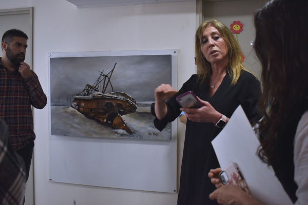 Muestra de arte: Noelia Cabassi y su mundo patagónico en la Casa de Santa Cruz