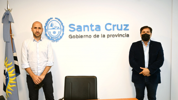 Andrés La Blunda recibió a Néstor González en el marco del homenaje a Judit Forstmann