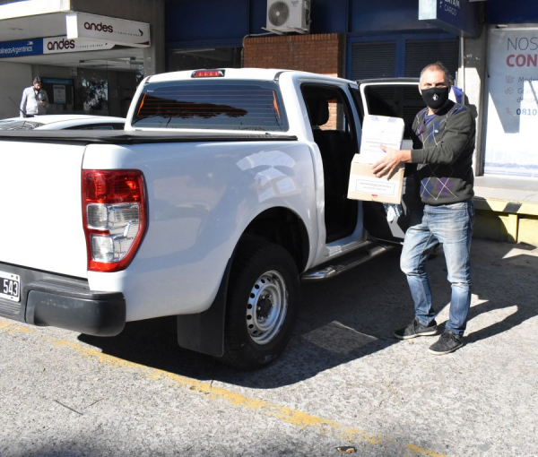 La Casa de Santa Cruz continúa realizando envíos de insumos sanitarios hacia la provincia