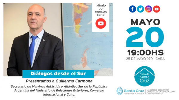 Casa de Santa Cruz estrena el primer programa del ciclo mensual “Diálogos desde el Sur”