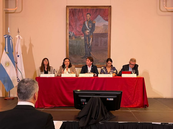 Ana Cortés participó de la jornada de vinculación internacional en Cancillería Argentina