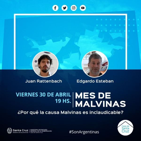 Mes de Malvinas en Casa de Santa Cruz