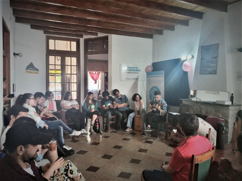 Estudiantes celebraron el cierre del ciclo lectivo 2022 en la Casa de las Juventudes