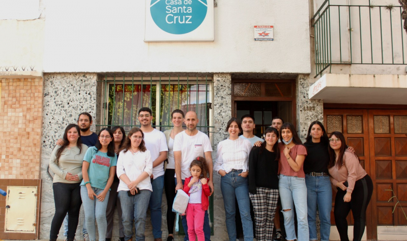 La Casa de las Juventudes se vistió de Memoria, Verdad y Justicia con Andrés La Blunda