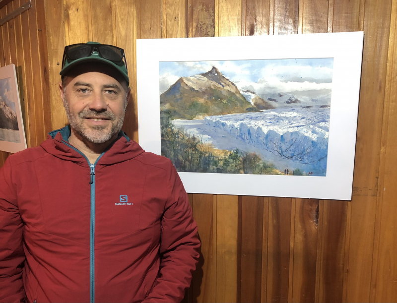 Pablo Antimi inauguró la muestra “Memorias del agua” en la Casa de las Juventudes