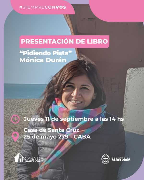 Presentación del libro “Pidiendo Pista” de Mónica Durán