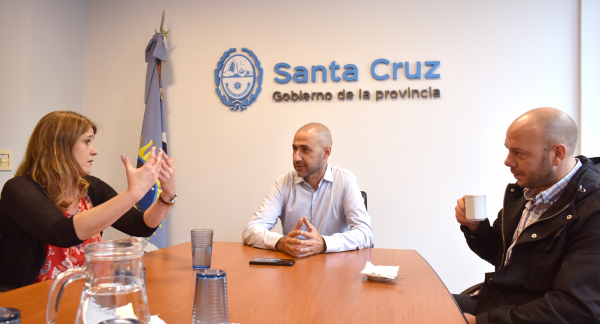 El intendente de Rio Turbio visito la Casa de Santa Cruz