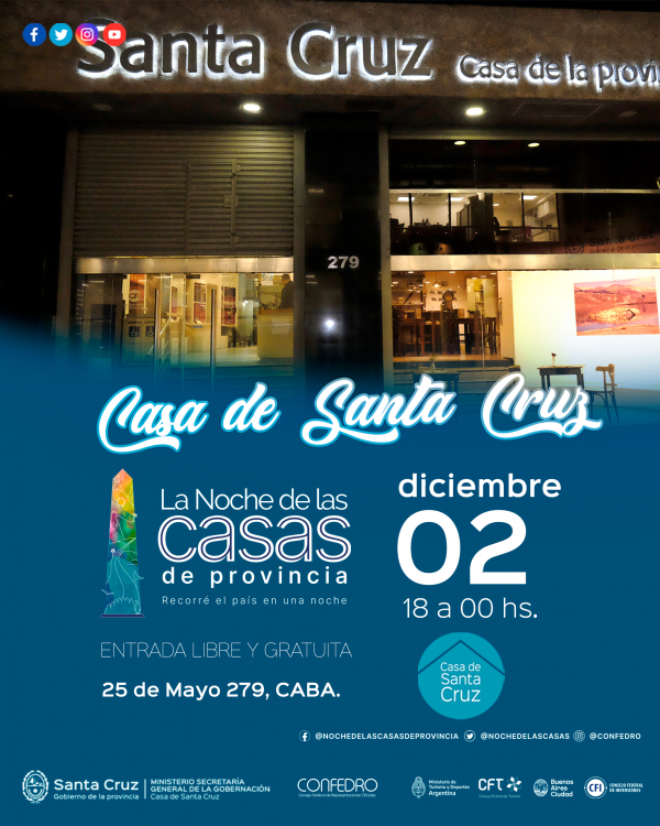 Noche de las casas de provincia 2022