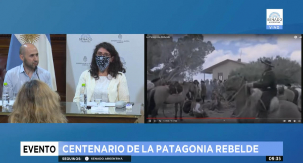 La Blunda participó de la presentación del Proyecto de Ley que declara delitos de lesa humanidad a los crímenes cometidos durante las Huelgas Patagónicas