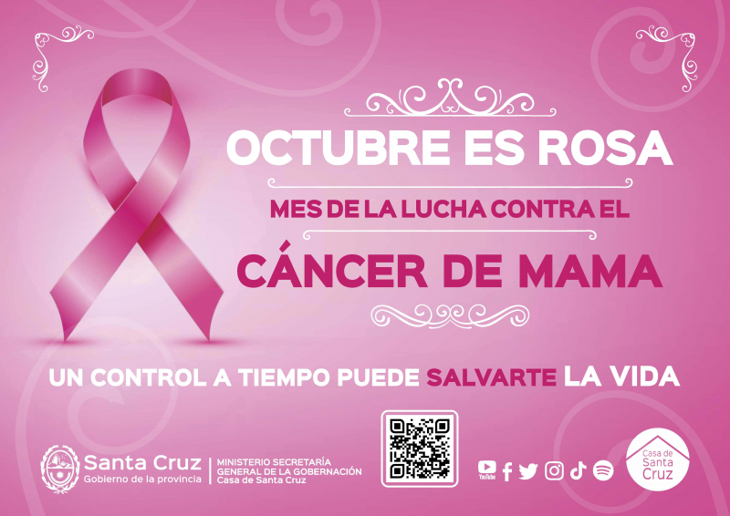 Día internacional de la lucha contra el Cáncer de mama en de Casa de Santa Cruz